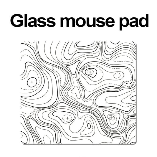 SolarGlide XXL – Ultra-Smooth Glass Gaming Mouse Pad for Precision Aim (FPS Ready)
