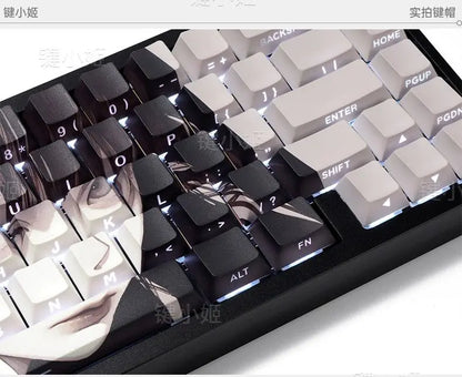 MAKIMA ECLIPSE Keycap Set – 82-Key Translucent PBT | Anime Edition