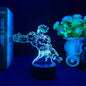 JoJo's Bizarre Adventure Hol 3D LED Night Light
