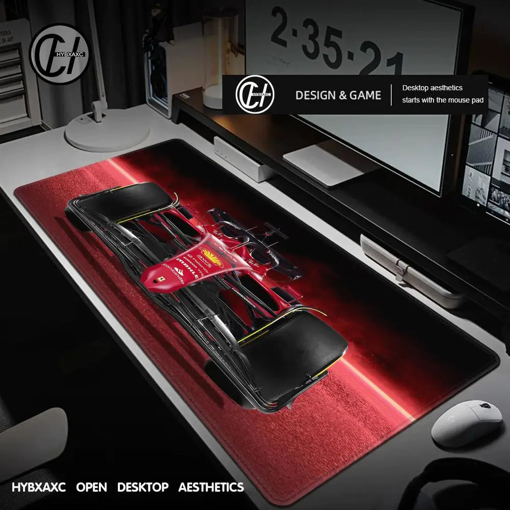 F1 Racer 33 XXL Gaming Desk Mat – Non-Slip Mousepad