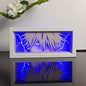 3D Anime Motion LED Lightbox – RGB Night Lamp for Bedroom & Desk Decor