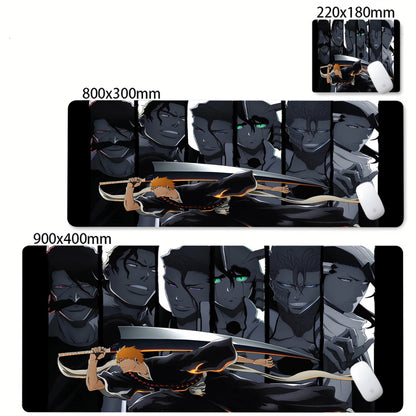 Bleach XXL Gaming Desk Mat – Kurosaki Ichigo Black & White Edition