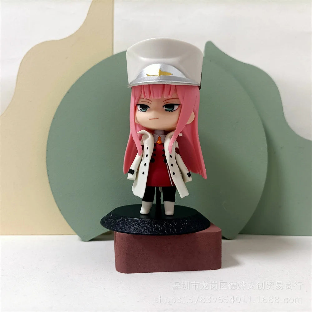 Zero Two Chibi Anime Figure 10 cm – PVC Collectible with Stand