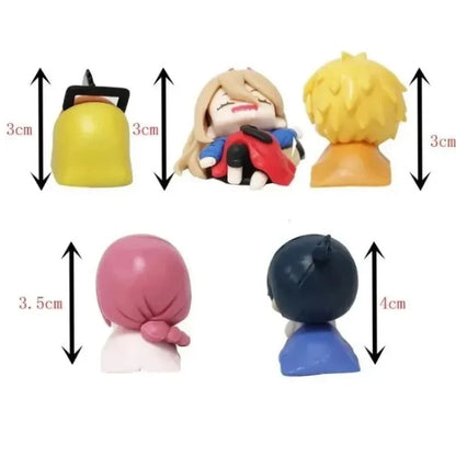 Chainsaw Man Kawaii Mini Figure Set – Chibi PVC Collectibles