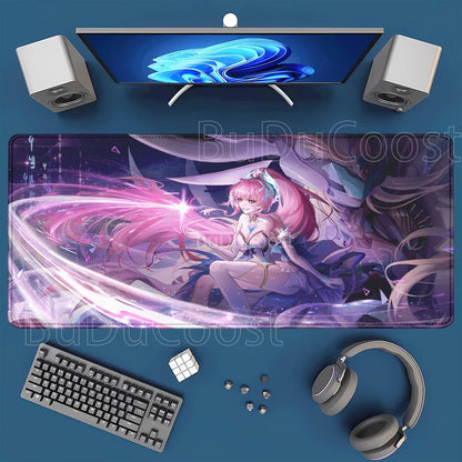 Gaming Mousepad Aemeath Wuthering  400x900mm HD Printing Desk Mat