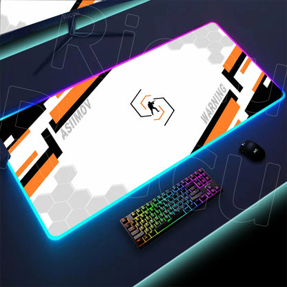 RGB XXL Gaming Mouse Pad – LED Backlit CSGO Desk Mat | Large Non-Slip Keyboard & Mouse Pad for PC Gaming Setup