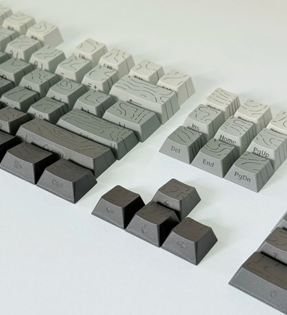 Aurora SideGlow Keycaps – Gradient RGB Shine-Through PBT