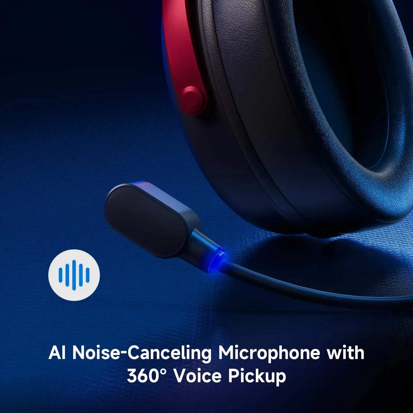 MCHOSE V9 Pro Wireless Gaming Headset – 7.1 Surround Sound