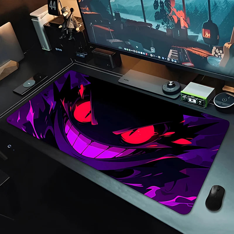 Gengar Anime Extended Gaming Mouse Pad Desk Mat