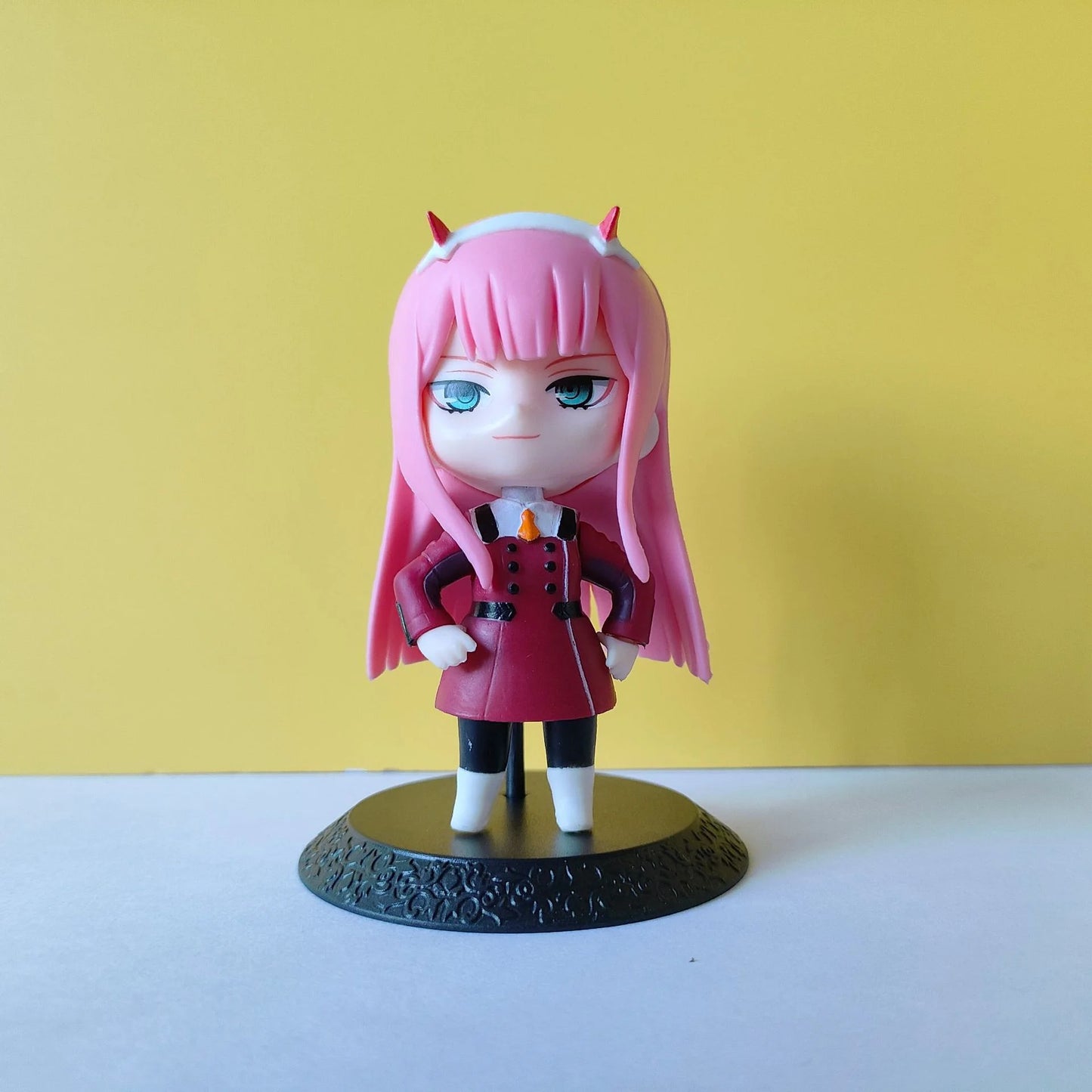 Zero Two Chibi Anime Figure 10 cm – PVC Collectible with Stand