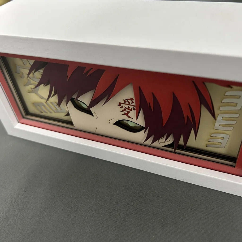 Uchiha Sasuke & Uzumaki Naruto 3D Anime LED Light Box