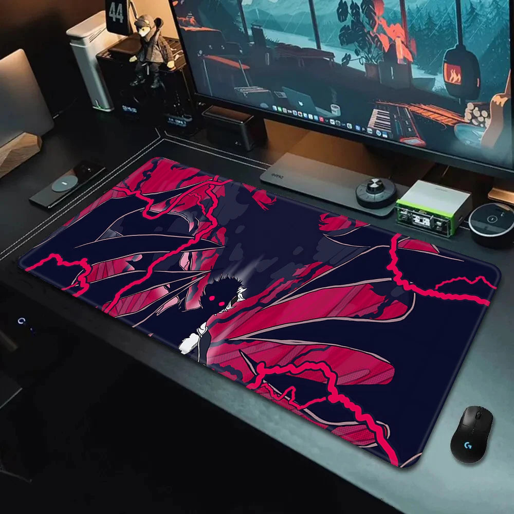 Black Clover XXL Gaming Mouse Pad (90×40cm) – HD Printed Anime Desk Mat with Non-Slip Base & Stitched Edges