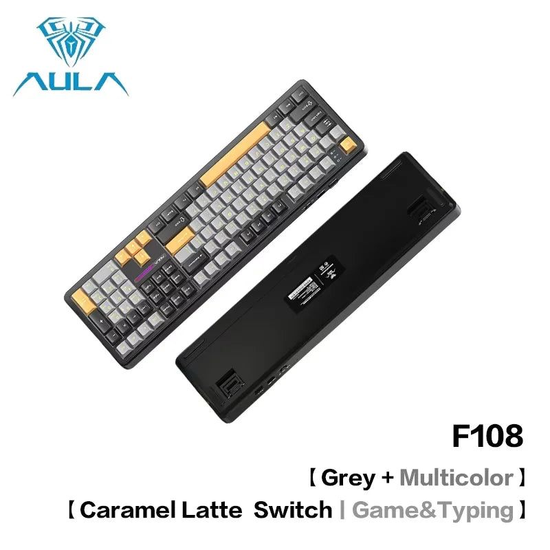 AULA F108Pro Tri-Mode RGB Keyboard