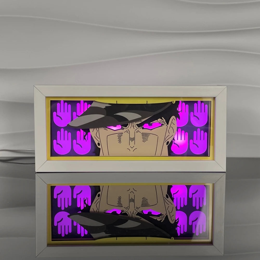 3D Anime Motion LED Lightbox – RGB Night Lamp for Bedroom & Desk Decor