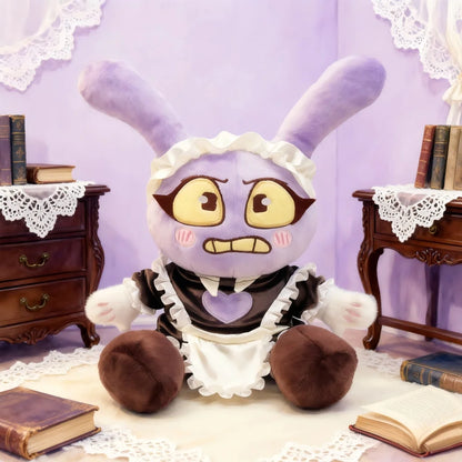 25cm Maid Jax Plush Toy – Soft Stuffed Rabbit Doll, Cute Cuddly Character Plush for Girls Room Decor, Birthday Gift & Collectible Plush Toy