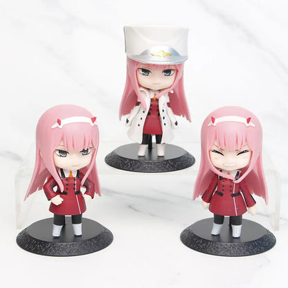 Zero Two Chibi Anime Figure 10 cm – PVC Collectible with Stand
