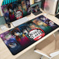 Demon Slayer Gaming Mouse Pad XL – HD Printed Extended Desk Mat for PC & Laptop Setup – Non-Slip Rubber Base, Stitched Locking Edges, Smooth Precision Surface for Gaming & Office Use