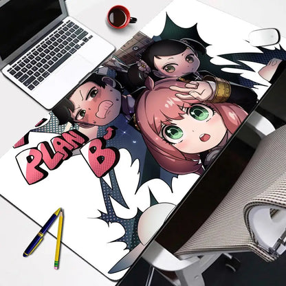 SPY×FAMILY Anya Forger XXL Gaming Mouse Pad (900×400mm) – Kawaii Anime Desk Mat with Anti-Slip Base