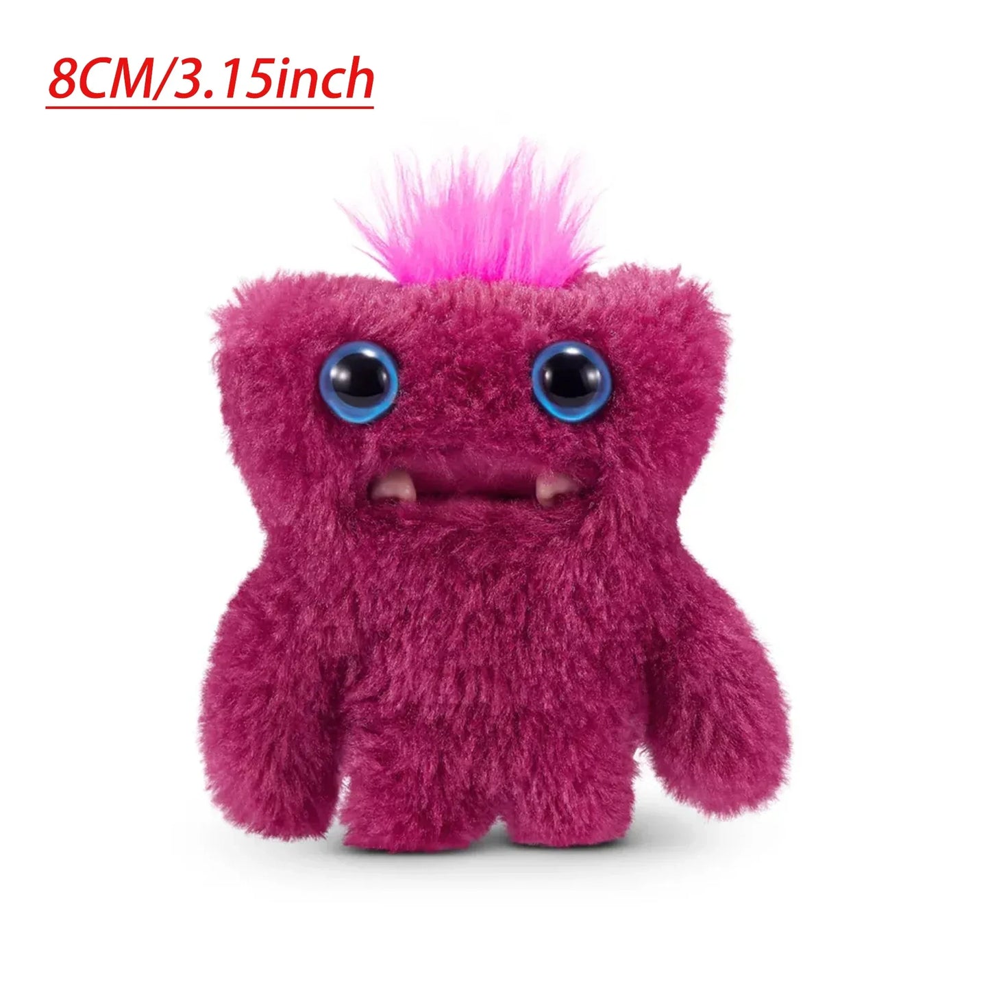Fuggler Ugly Teeth Monster Plush Toy – Cute Wide-Eyed Collectible Mini Plush Doll (8–9cm)