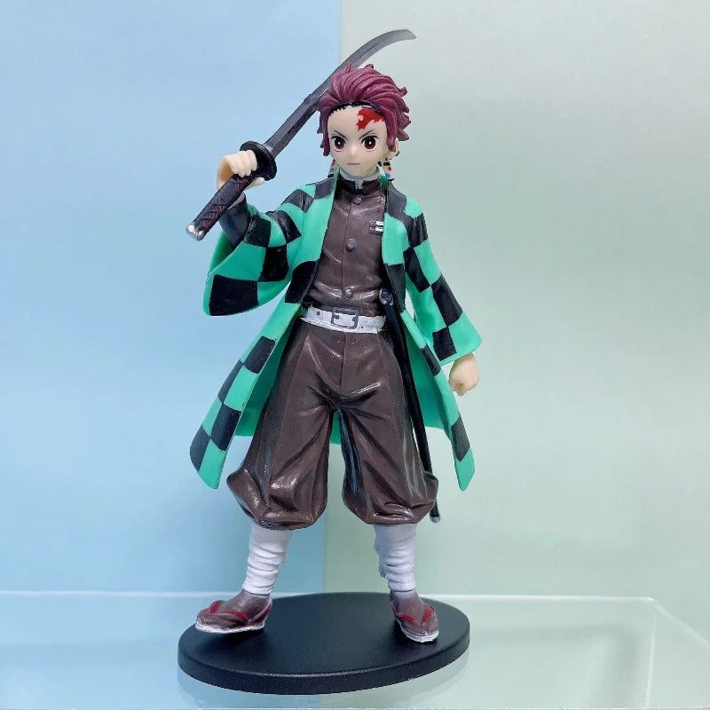 Demon Slayer PVC Anime Figure Set – 6 Collectible Action Figures