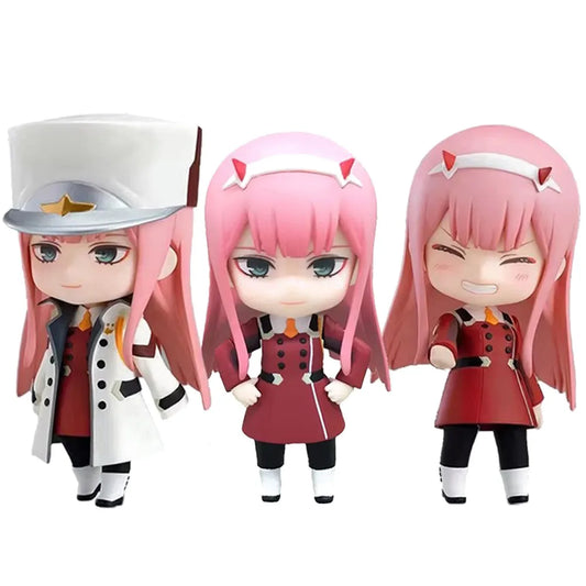 Zero Two Chibi Anime Figure 10 cm – PVC Collectible with Stand