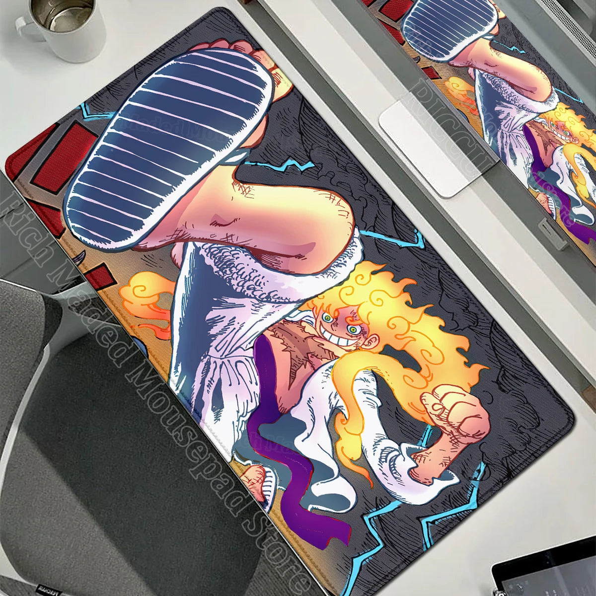 Anime XXL Gaming Desk Mat 1200x600mm – Extended Speed Surface