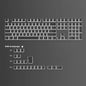 130-Key Pudding PBT Keycap Set – Double Shot Shine-Through Keycaps for 60%, 65%, 75%, TKL & Full Size RGB Mechanical Keyboards