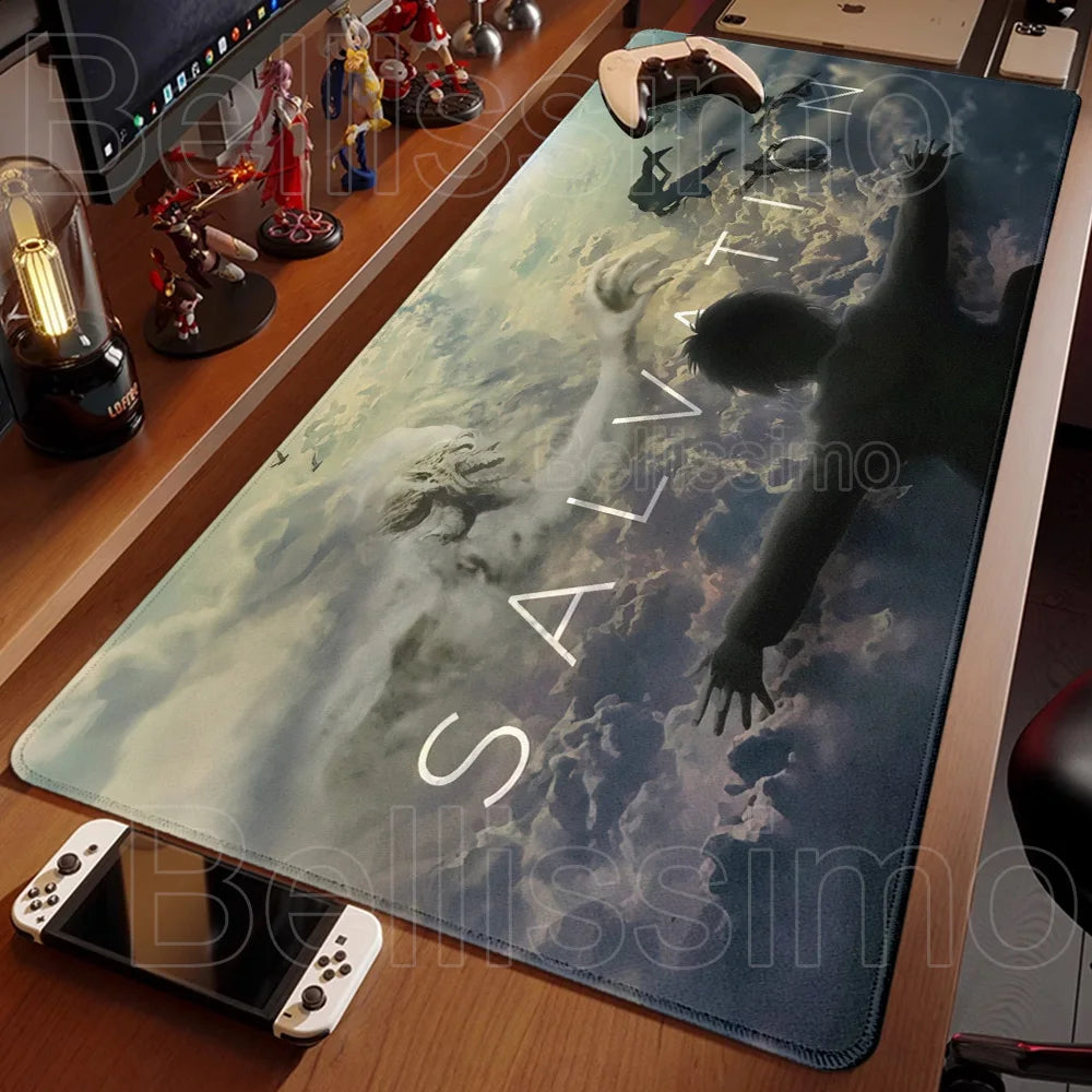 Attack on Titan XXL Gaming Mouse Pad – Anime Desk Mat (90×40cm) with Non-Slip Base & Stitched Edges