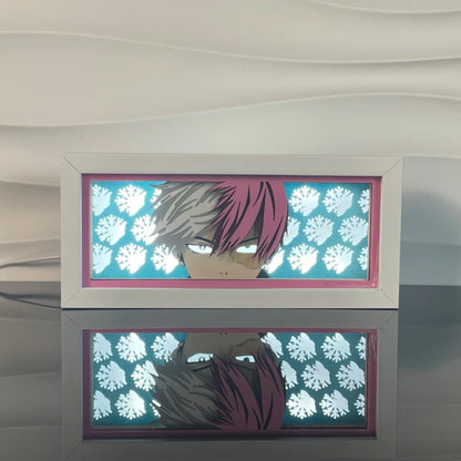 3D Anime Motion LED Lightbox – RGB Night Lamp for Bedroom & Desk Decor