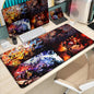 Demon Slayer Gaming Mouse Pad XL – HD Printed Extended Desk Mat for PC & Laptop Setup – Non-Slip Rubber Base, Stitched Locking Edges, Smooth Precision Surface for Gaming & Office Use