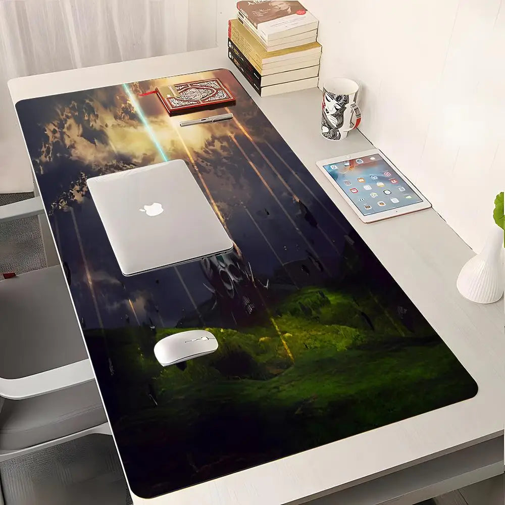 Black Clover Anime Gaming Mouse Pad XXL – Waterproof Non-Slip Desk Mat (Asta & Magic Grimoire Design)