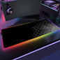 Geometric RGB XXL Gaming Mouse Pad – LED Mouse Mat 90×40cm | Large Non-Slip Desk Mat for PC, Keyboard & Gaming Setup