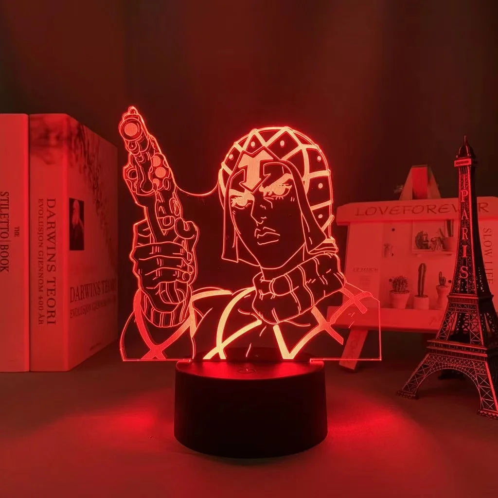 JoJo's Bizarre Adventure Hol 3D LED Night Light