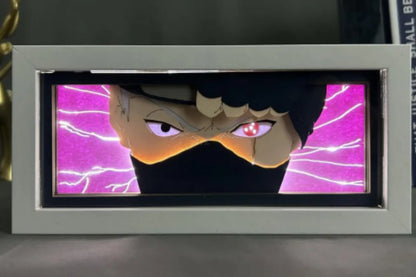 Uchiha Sasuke & Uzumaki Naruto 3D Anime LED Light Box