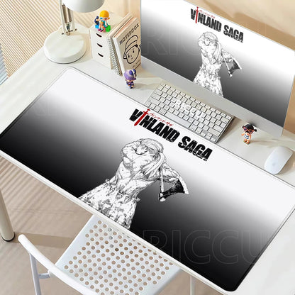 Vinland Saga XL E-Sports Desk Mat – LockEdge Edition | Anti-Slip Anime Mousepad