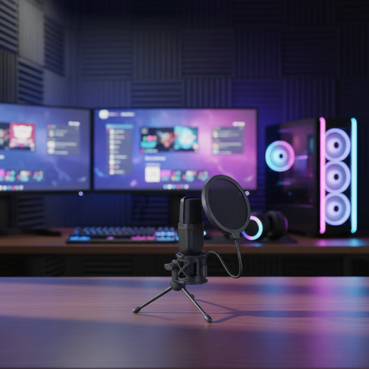 RGB USB Gaming Microphone – Streaming & Podcast Mic