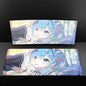 Rem & Ram Twin Aesthetic XL Gaming Desk Mat (40x90cm) – Re:Zero Anime Mousepad
