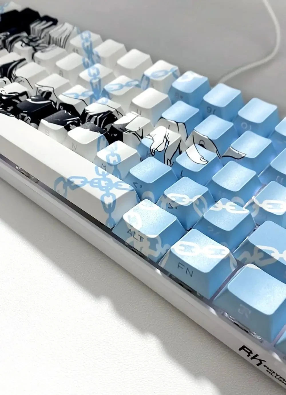 MAKIMA NOIR Keycap Set – 129-Key Anime PBT Japan Edition