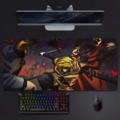 Vinland Saga XL Gaming Desk Mat – LockEdge Edition | Anime Mousepad