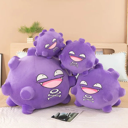 👻 Gastly, Haunter & Gengar Evolution Plush Set – Anime Stuffed Dolls