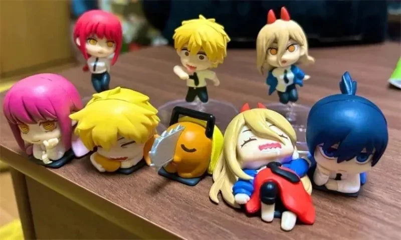 Chainsaw Man Kawaii Mini Figure Set – Chibi PVC Collectibles