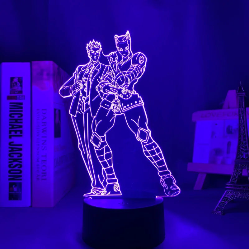JoJo's Bizarre Adventure Hol 3D LED Night Light