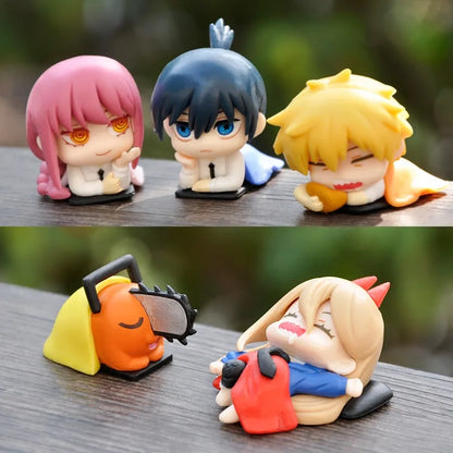 Chainsaw Man Kawaii Mini Figure Set – Chibi PVC Collectibles