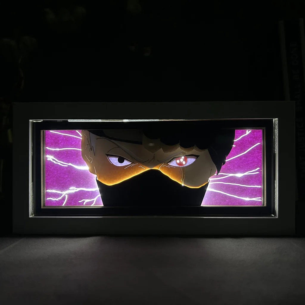 Uchiha Sasuke & Uzumaki Naruto 3D Anime LED Light Box