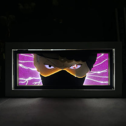 Uchiha Sasuke & Uzumaki Naruto 3D Anime LED Light Box