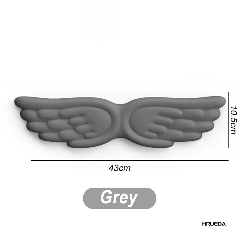 Angel Wing Memory Foam Wrist Rest Set | Keyboard & Mouse | Ergonomic Non-Slip