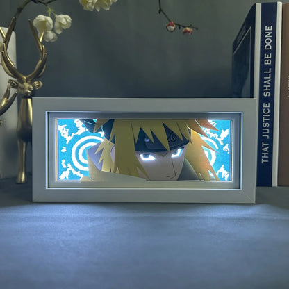 Uchiha Sasuke & Uzumaki Naruto 3D Anime LED Light Box