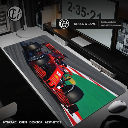 F1 Racer 33 XXL Gaming Desk Mat – Non-Slip Mousepad