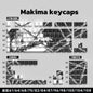 MAKIMA NOIR Keycap Set – 129-Key Anime PBT Japan Edition