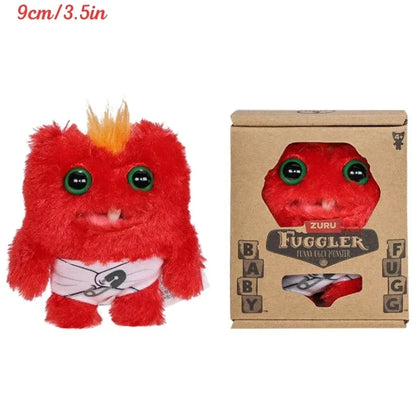 Fuggler Ugly Teeth Monster Plush Toy – Cute Wide-Eyed Collectible Mini Plush Doll (8–9cm)